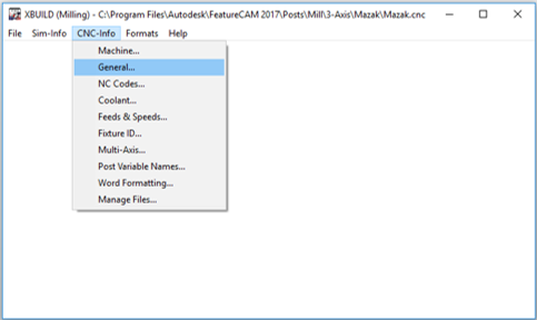Changing the NC File Extension