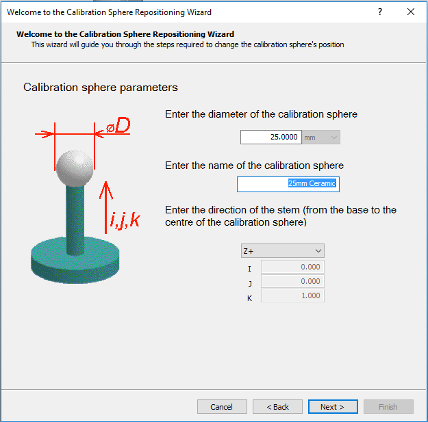 How to locate the calibration sphere using PowerInspect 2018 or newer.